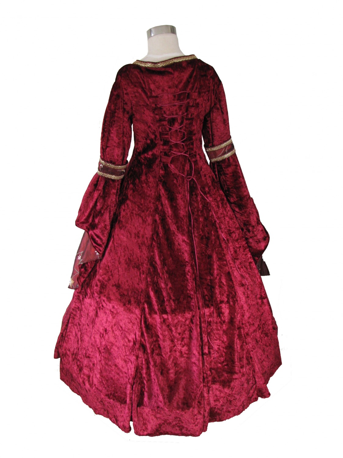 Girl's Deluxe Medieval Tudor Costume Age 9 - 11 Years Image